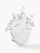 Design vaas Love in Bloom van glas, H 24 cm