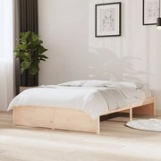 vidaXL Bedframe massief hout 120x190 cm 4FT Small Double