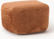 Voetenbank Wolke van teddy-bouclé