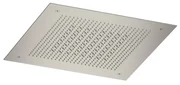 Hotbath Ace Hoofddouche - inbouw - vierkant - 38x38cm - geborsteld nikkel (RVS) AC148GN