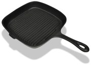 vidaXL Grillpan gietijzer 24x23 cm