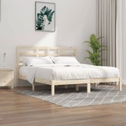 vidaXL Bedframe massief hout 180x200 cm 6FT Super King