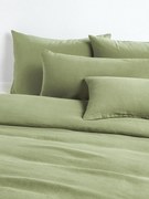 Gewassen linnen dekbedovertrek Airy