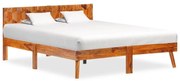 vidaXL Bedframe massief sheeshamhout 140x200 cm