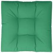 vidaXL Bankkussen pallet 80x80x10 cm groen