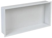 Plieger Inbox inbouwnis met flens 60x30x7.5cm waterproof wit 4330046