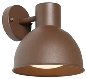 Industriële buitenwandlamp roestbruin rond IP44 - Natas Industriele / Industrie / Industrial E27 IP44 Buitenverlichting