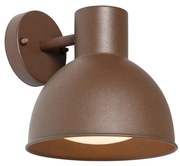 Industriële buitenwandlamp roestbruin rond IP44 - Natas