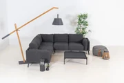 Flow. Doozy sooty loungeset All Weather loungeset Antraciet Sunbrella loungeset LoungesetHoek loungeset outdoor textiel - weerbestendig
