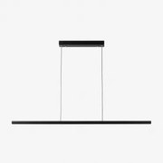 Led Lineaire Hanglamp 120 Cm Aluminium Wilen Zwart - Sklum