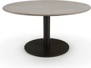 Union dining tafel 140x140x75 cm terre polystone travertine