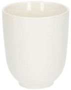 Beker, organisch, porselein, wit,Ø 8 cm