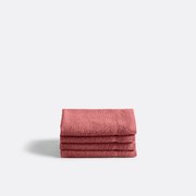 Set van 4 gastendoekjes in badstof 600 g/m², Zavara