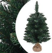 vidaXL Kunstkerstboom met standaard 60 cm PVC groen