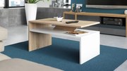 Mazzoni PRIMA sonoma eiken / wit, salontafel