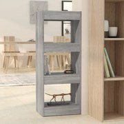 vidaXL Boekenkast/kamerscherm 40x30x103 cm spaanplaat grijs sonoma