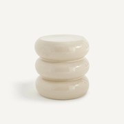 Bijzettafel van gebarsten keramiek, Belly