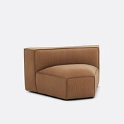 Modulaire open hoek, ribfluweel Seven