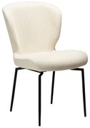 Dan-Form Glory Swivel Draaibare Eetkamerstoel Beige Boucle