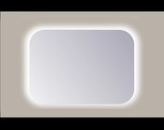 Sanicare Q-mirrors spiegel 60x60cm met LED verlichting 3000K en sensor