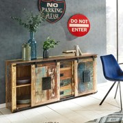 Dressoir Gerecycled Sloophout - 150x38x81cm.