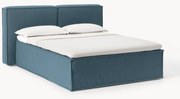 Bouclé boxspring bed Lennon