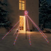 vidaXL Kerstboomverlichting 400 LED's binnen/buiten 2,5 m meerkleurig