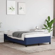 vidaXL Bedframe stof blauw 120x200 cm