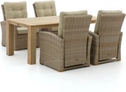 Diningset Intenso  | 4 personen | Tuinset teakhout | 5-delig | Kees Smit Tuinmeubelen
