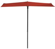 Madison Balkonparasol Sun Wave 270x150 cm steenrood