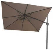 Platinum Challenger Zweefparasol T2 premium - 3x3 m. Havana Taupe