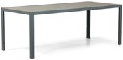Dining Tuintafel rechthoekig 200 x 90 cm Grijs Solare