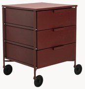 Mobiele rolcontainer met 3 lades