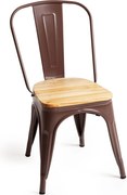 Set 4 Torix Natuurlijk Houten Stoelen