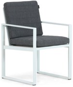 Tuinstoel Aluminium Wit Lifestyle Garden Furniture Nuno