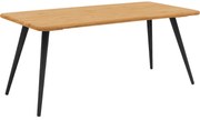 Goossens Eettafel Bjarte, Rechthoekig 200 x 90 cm