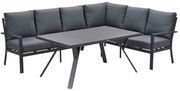 Garden Impressions Senja lounge dining set 3-delig rechts - mystic grey