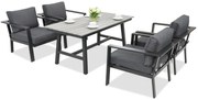 Aluminium tuinmeubelen Sydney Premium 4 Garden Point antracyt