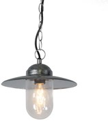 Buitenlamp Industriële hanglamp zink IP44 - Munich Landelijk / Rustiek, Retro E27 IP44 Buitenverlichting rond