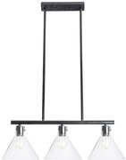 GLAS METALEN PLAFONDLAMP APP318-3CP