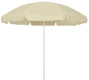 vidaXL Strandparasol 240 cm zandgeel