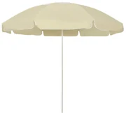 vidaXL Strandparasol 240 cm zandgeel