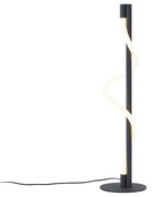 Moderne tafellamp zwart incl. LED 3-staps dimbaar - Twirl