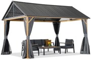 Teramo Premium 3x4 Tuinpunt metalen tuinhuisje