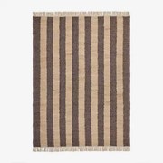 Jute En Katoenen Tapijt Serilda Bruin – Koffie & 300 X 200 Cm - Sklum