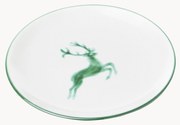 Handgemaakt dessertbord Cup Green Deer