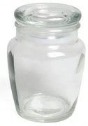 Kruidenpotje met glazen deksel, taps, 150 ml