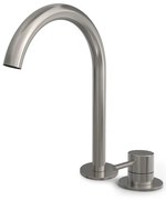 Hotbath BUDDY Wastafelmengkraan - 2 gats - hoog model - Geborsteld nikkel B123HGN