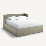 Kofferbed in linnen met ophefbare lattenbodem, Robwig