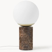 Kleine tafellamp Lilly met marmeren voet